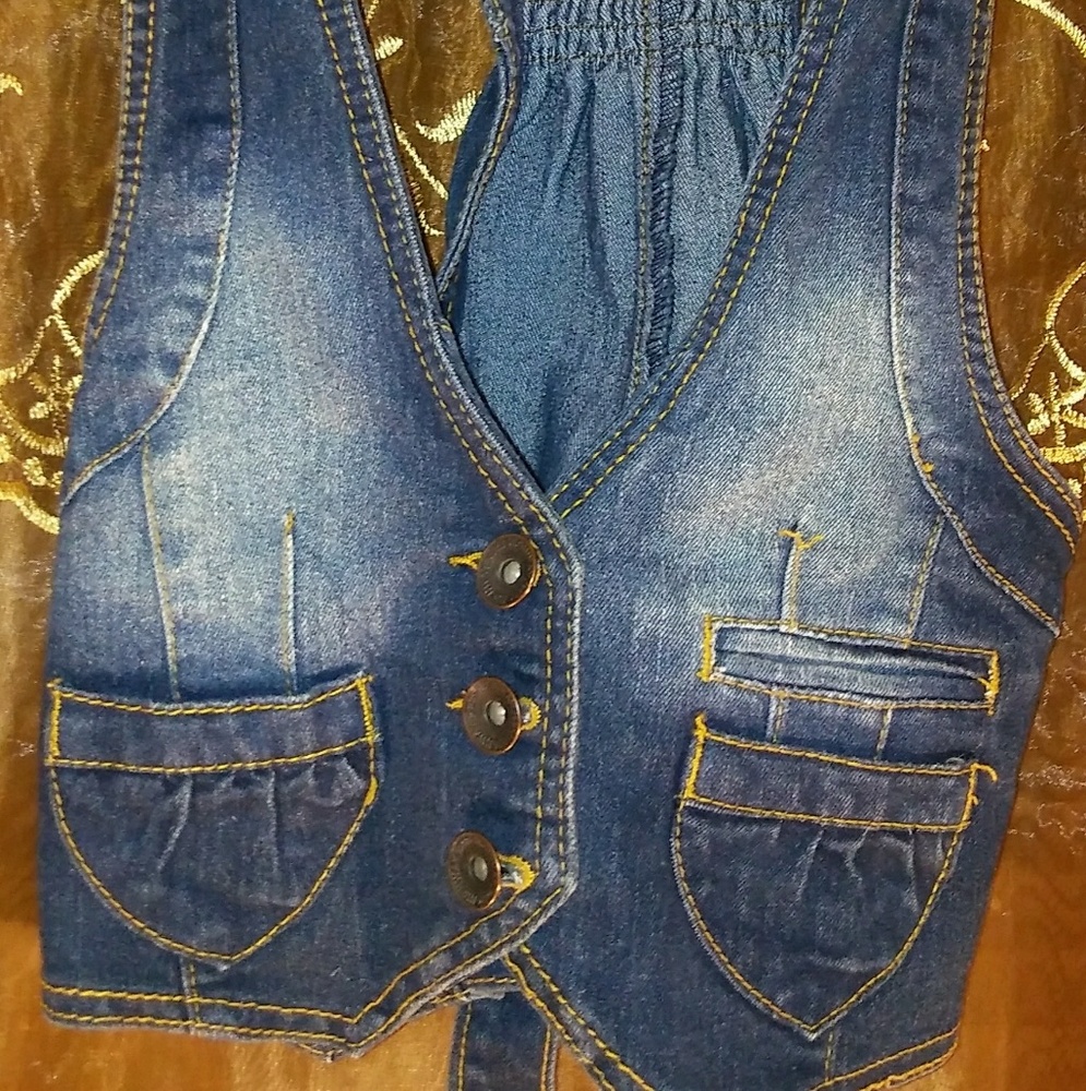 Highway Jeans Denim Vest Size M